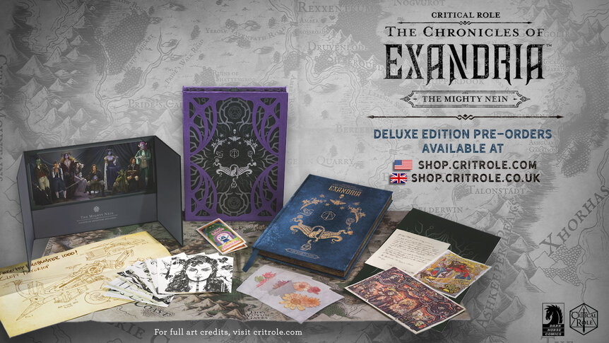Critical Role art book: The Chronicles of Exandria - The Mighty Nein