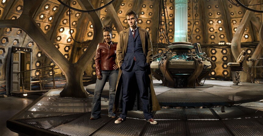 David Tennant Doctor Who TARDIS