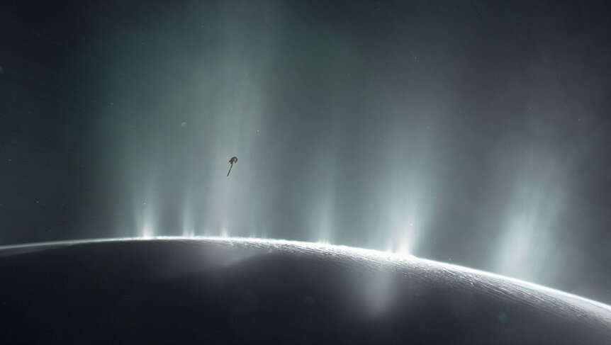 NASA image of Enceladus