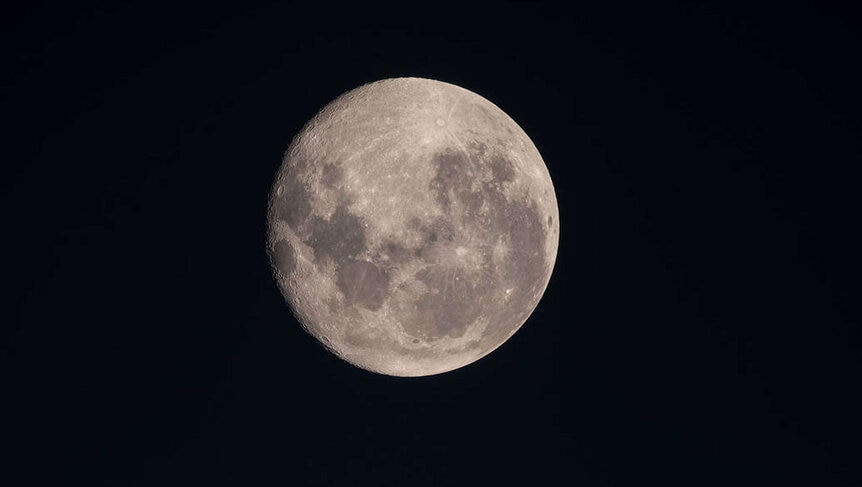 NASA image of the full moon