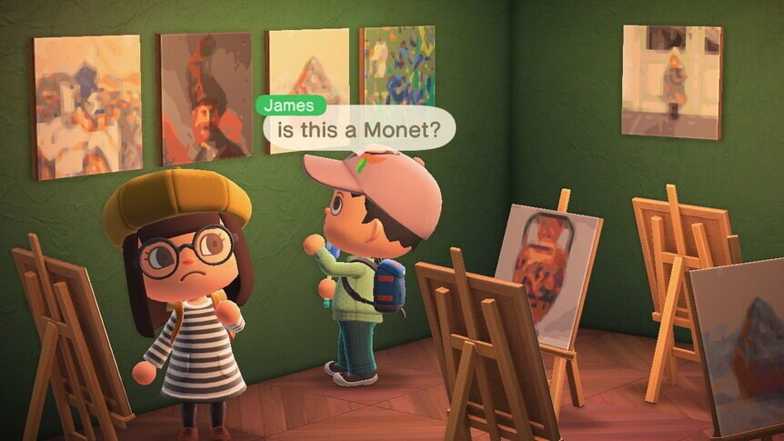 Getty Museum Animal Crossing art