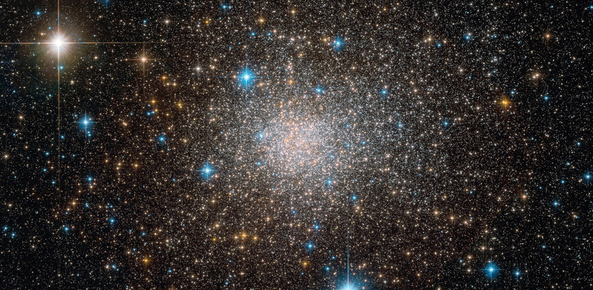The odd globular cluster Terzan 5 may actually be the core of a small galaxy cannibalized by the Milky Way long ago. This spectacular Hubble image shows hundreds of thousands of stars on it. Credit: ESO/F. Ferraro