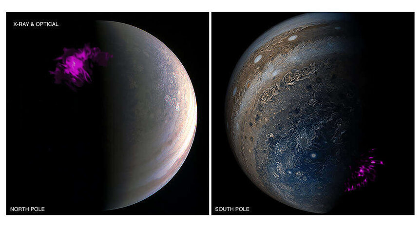 Liz Auroras on Jupiter Chandra