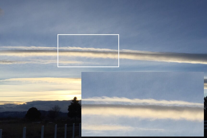 Differing wind speeds between layers of air can cause Kelvin-Helmholtz waves in the clouds. Credit: Phil Plait