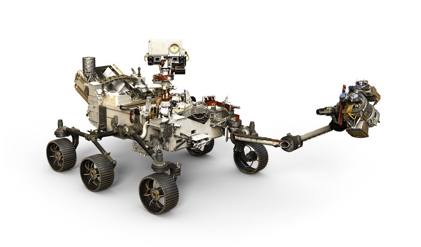 CGI of the Mars 2020 rover. Credit: NASA/JPL-Caltech