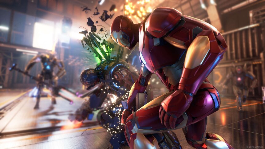 Iron Man in Marvels Avengers for PS5