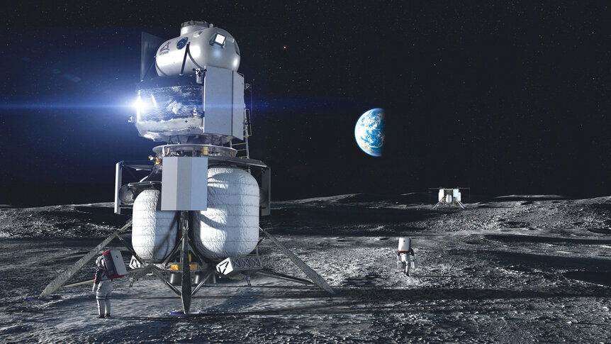 NASA Blue Origin lunar lander design