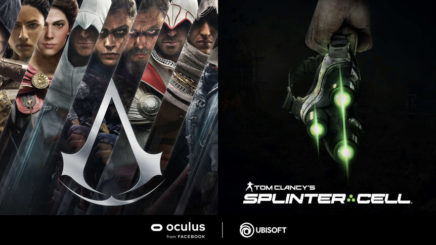 Teaser images for Assassins Creed and Splinter Cell Oculus VR games