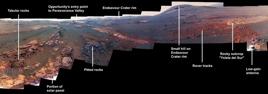 Mars Opportunity rover image
