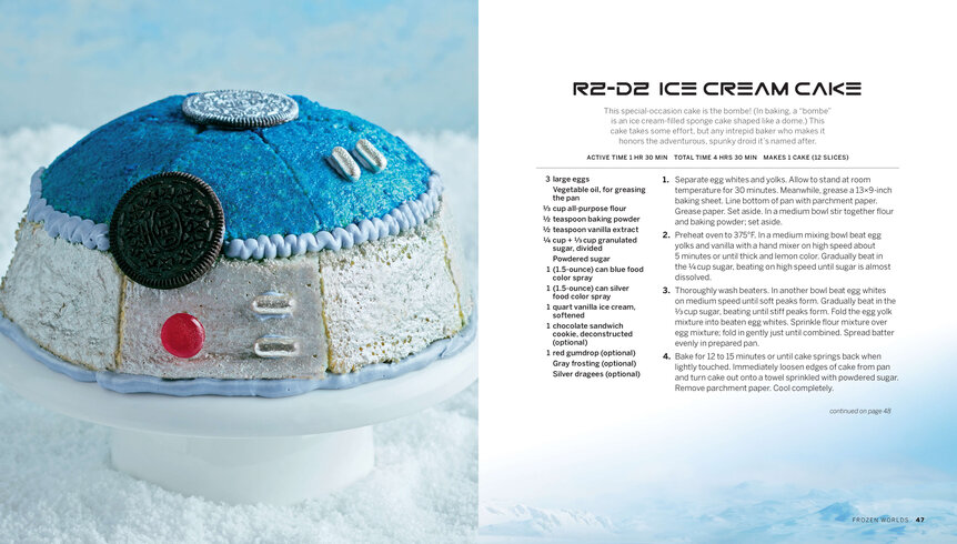 R2-D2 Ice Cream Cake