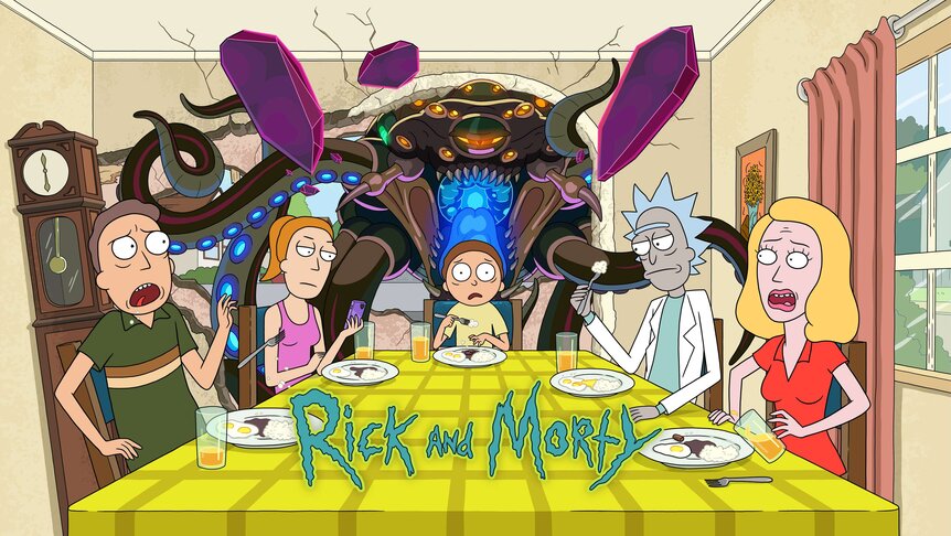 Rick and Morty Season 5 key art