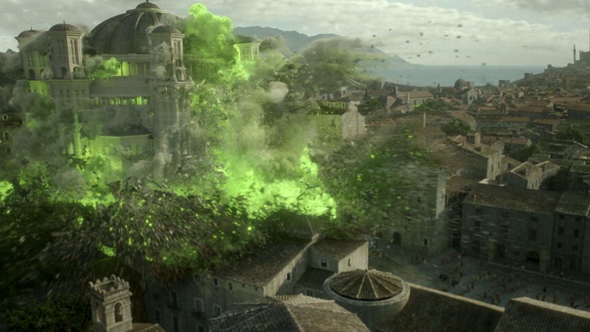 Sept of Baelor explodes in Game of Thrones