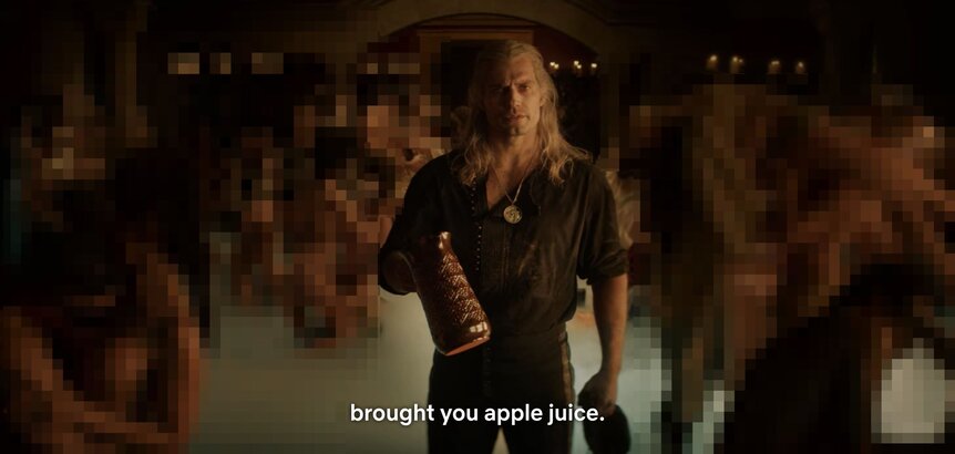 The Witcher apple juice 2