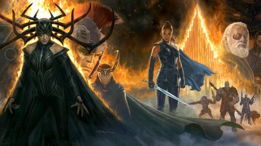 Thor: Ragnarok concept art by Andy Park (Courtesy Photo / Marvel Studios)