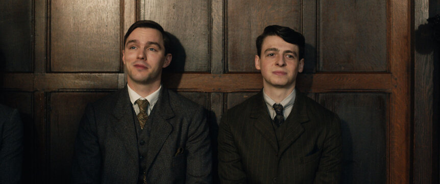 Nicholas Hoult and Anthony Boyle in Tolkien