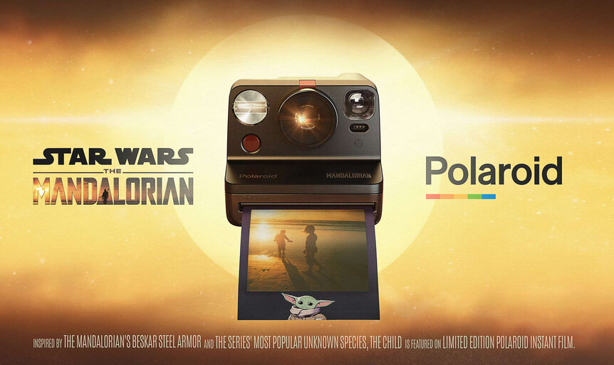 Mandalorian Polaroid camera