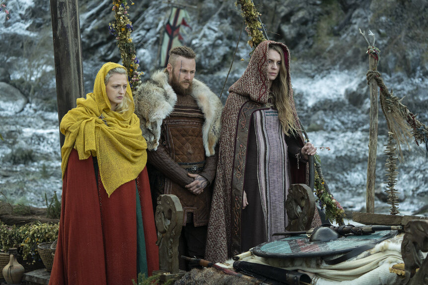 Vikings 607 Torvi Ubbe and Gunnhild