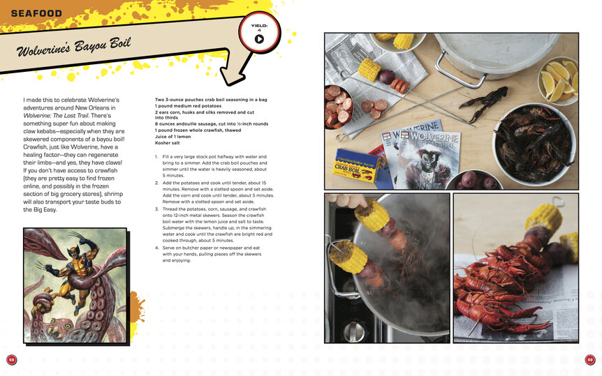 Marvel cookbook Wolverine