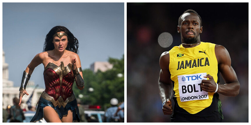 Wonder Woman 1984 Usain Bolt