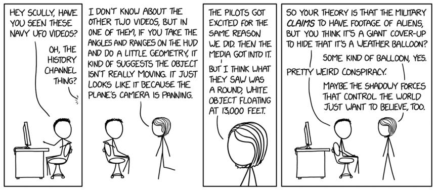 Always listen to xkcd. Credit: Randall Munroe / xkcd