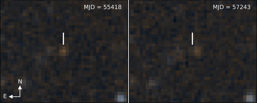 Brown dwarf before and after