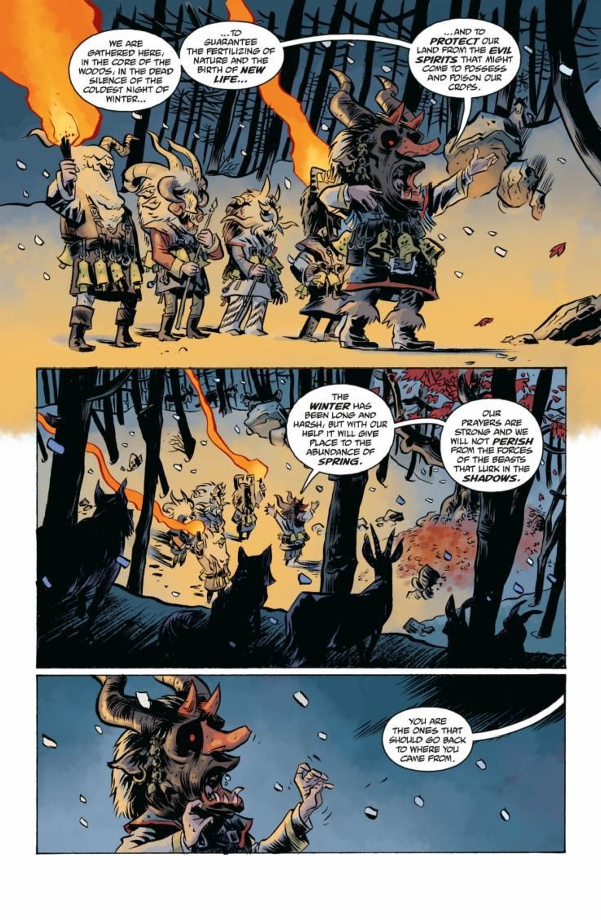 Exclusive Preview A New Year S Eve Seance Goes Bad In New Hellboy