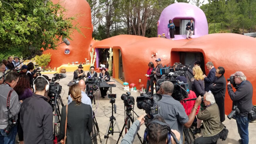 Flintstones House press conference