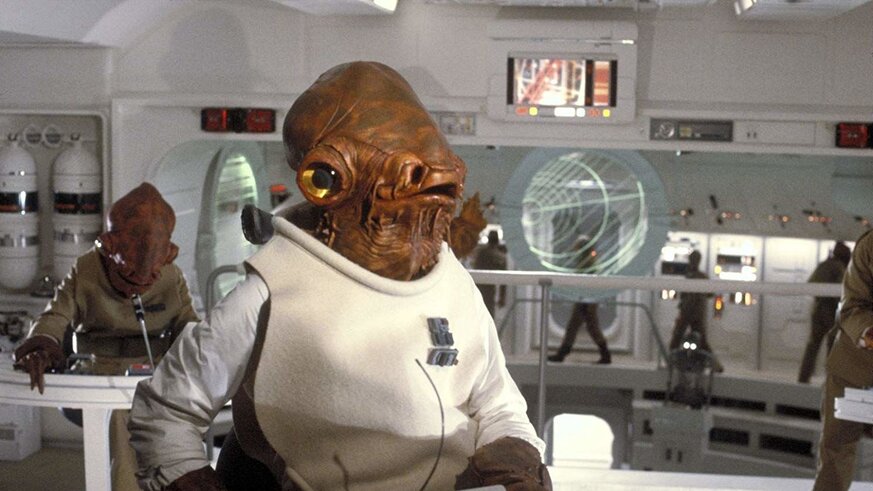 Admiral Ackbar in Star Wars: Return of the Jedi