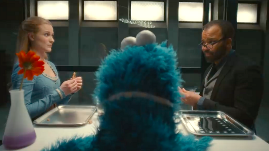 Westworld's Dolores and Bernard learn respect from Cookie Monster