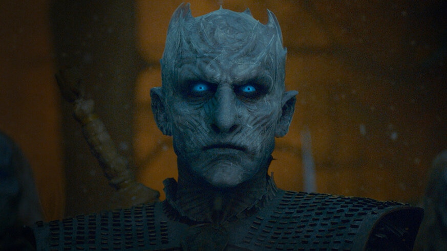 The Night King in Game of Thrones on HBO