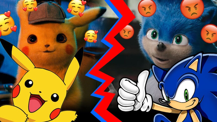 Pikachu and Sonic 