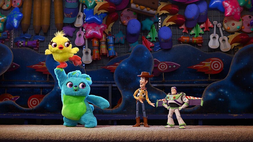 Toy Story 4 Woody Buzz Ducky and Bunny