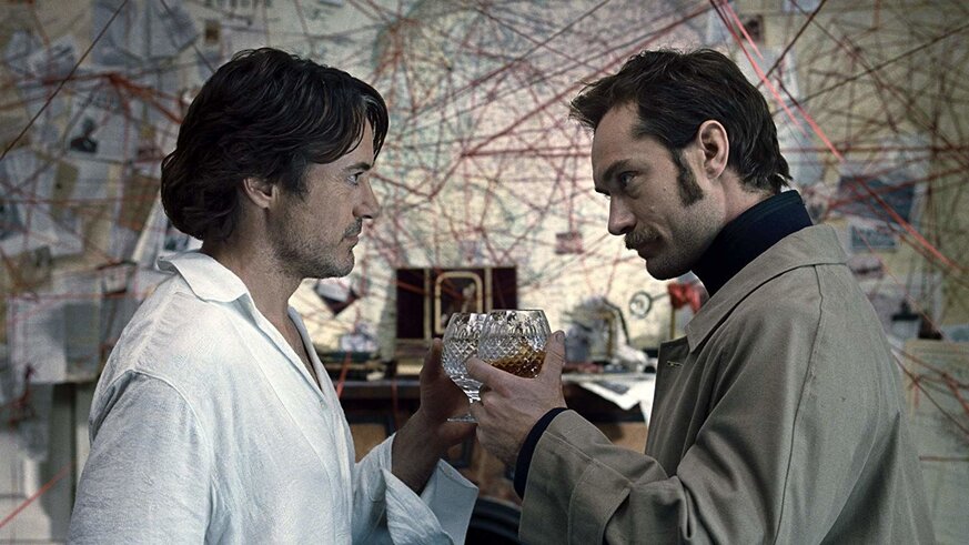 Sherlock Holmes: A Game of Shadows Jude Law and Robert Downey Jr.
