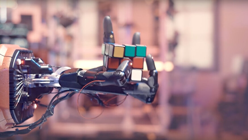 OpenAI Rubiks Cube Robot Hand