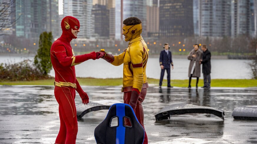 The CW Flash and Kid Flash