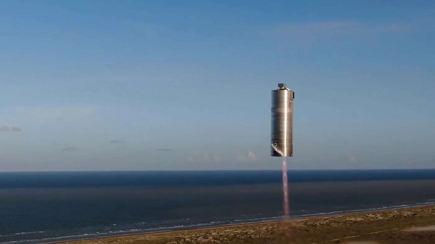 SpaceX Starship test hop from August 4 2020