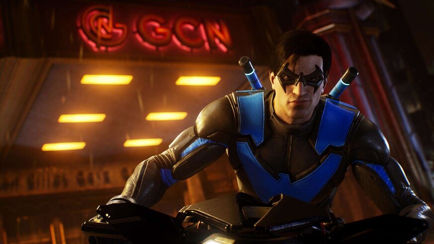 Nightwing in Gotham Knights video game