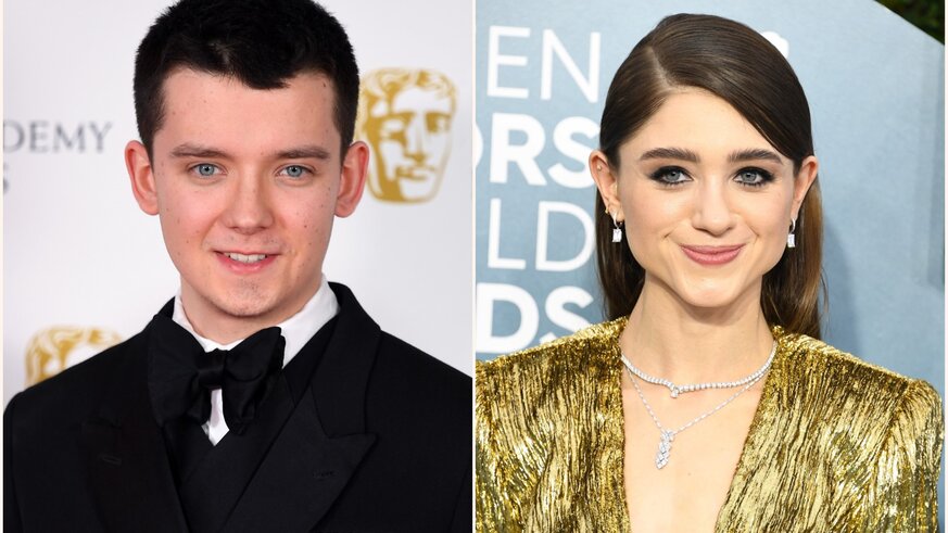 Asa Butterfield And Natalia Dyer