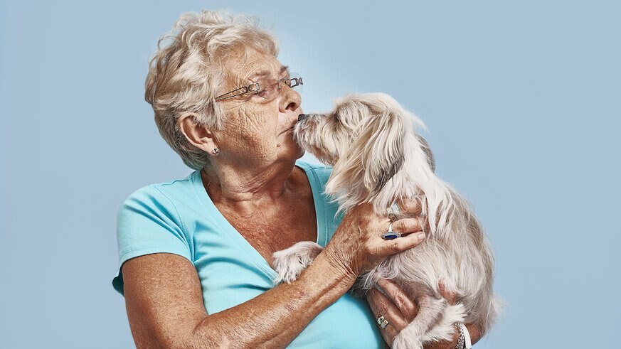 Cassidy Woman with dog GETTY