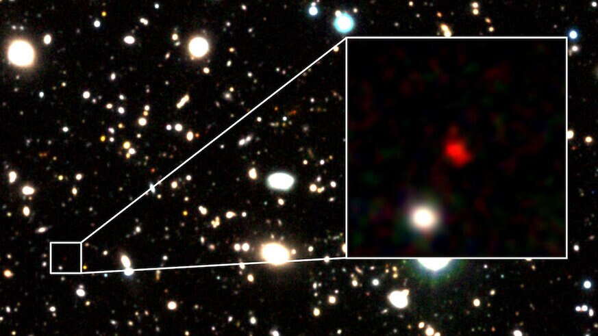 Phil Plait Bad Astronomy Distant Galaxy Hd1 HeroaAn image of HD1, possibly the most distant galaxy ever seen, well over 13 billion light-years from Earth.