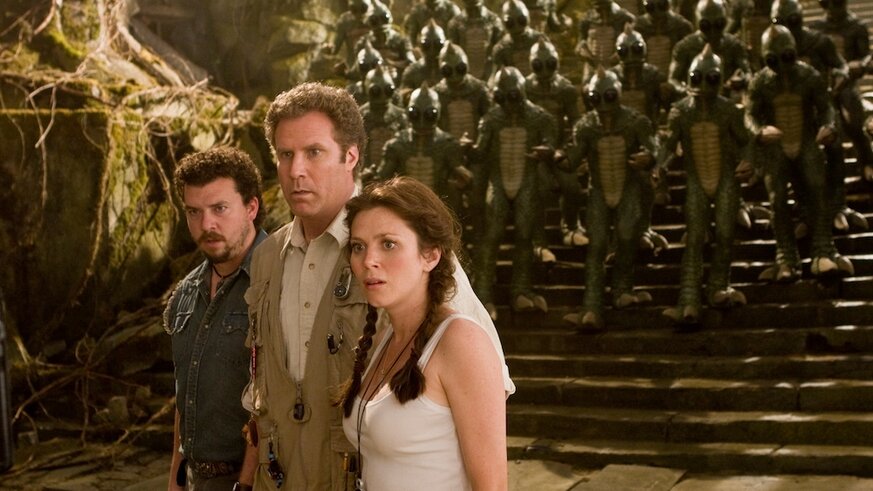 Danny McBride,Will Ferrell, and Anna Friel in Land of the Lost (2009)
