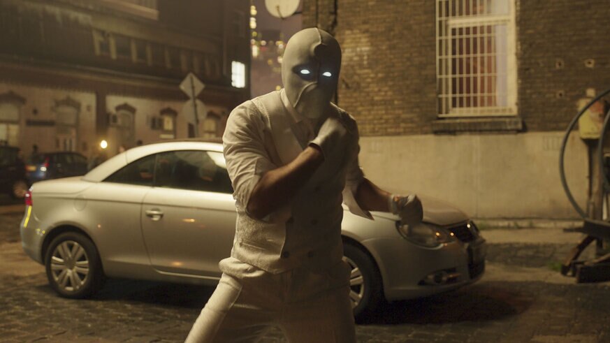 Oscar Isaac as Mr. Knight in Marvel Studios' MOON KNIGHT