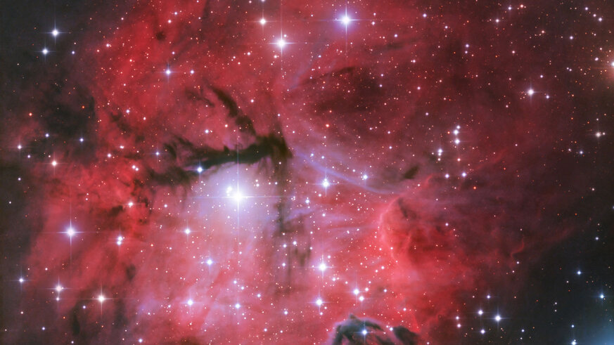 The gorgeous Gum 15 nebula, a star-making factory similar in many ways to the Orion Nebula. Credit: Adam Block/ Telescope Live