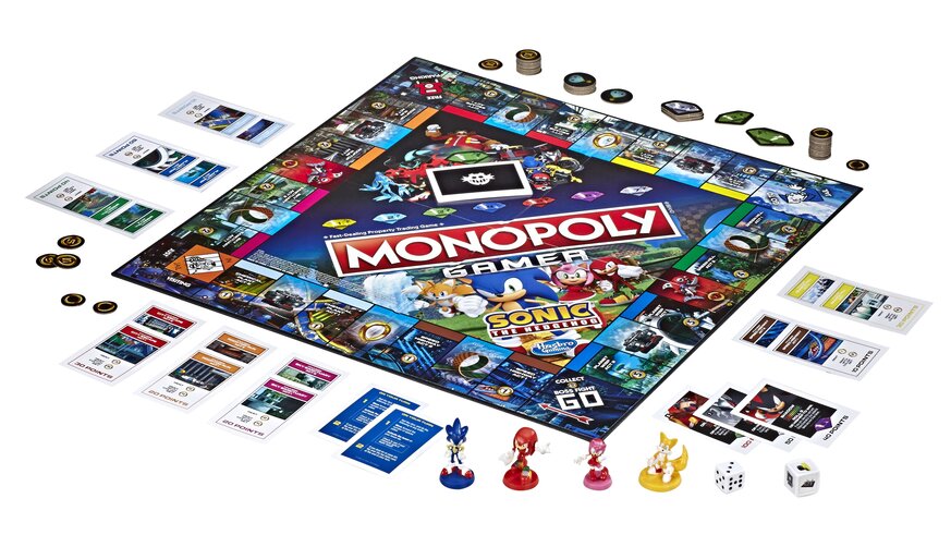 Sonic Monopoly board