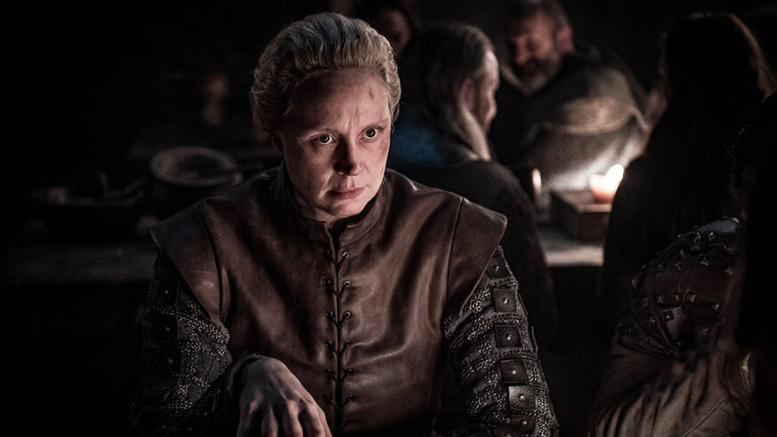 Gwendoline Christie as Brienne in Game of Thrones on HBO