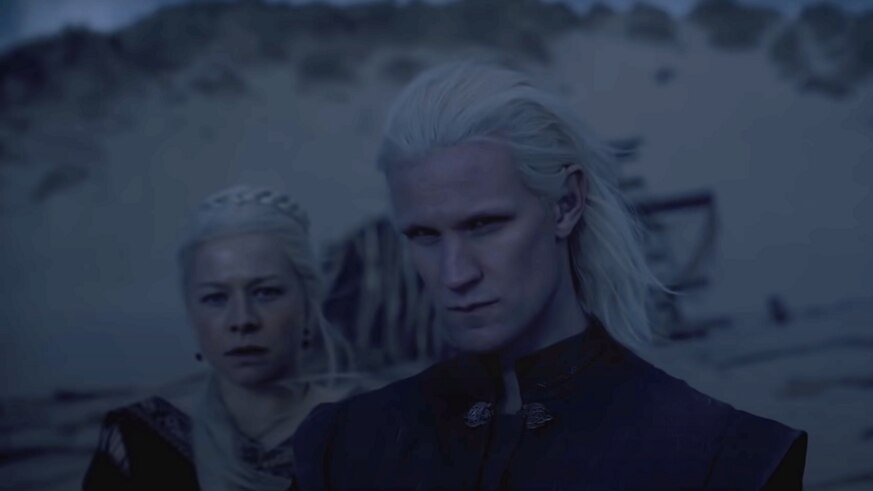 House of the Dragon Trailer Still Daemon and Rhaenyra Targaryen