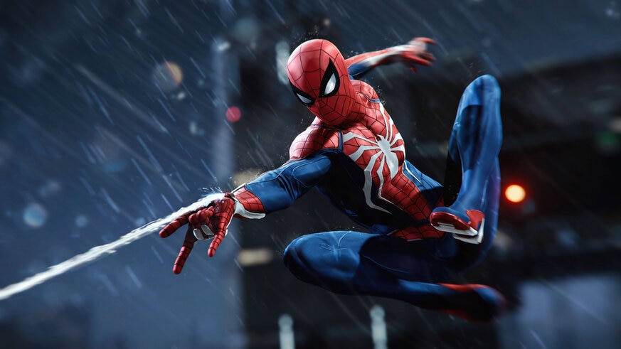 Spider-Man PS4 swing shot