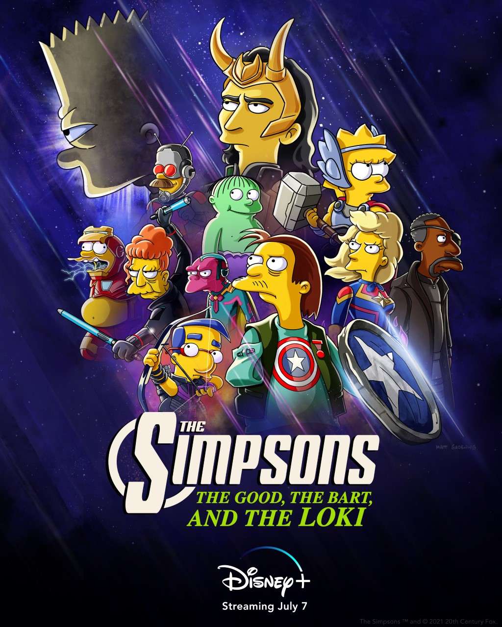 The Simpsons Marvel Full Cover