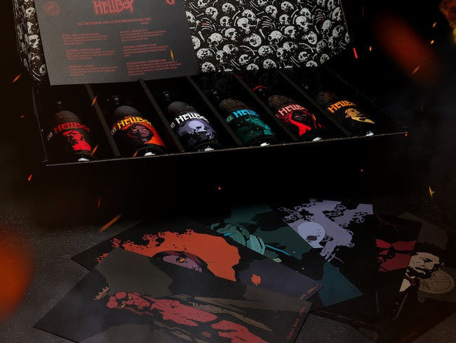 Hellboy beer box set
