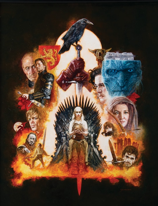 Game of Thrones painting auction